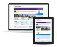 Voorbeeld responsive website